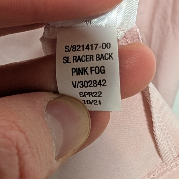 Banana Republic SL Racerback Pink Fog Sleeveless Maxi Dress New Tags Medium Tall - Picture 8 of 10